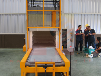 ผลิตเตาอบแบบสายพาน 